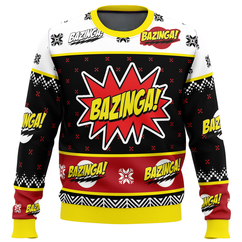 Bazinga The Big Bang Theory Ugly Christmas Sweater