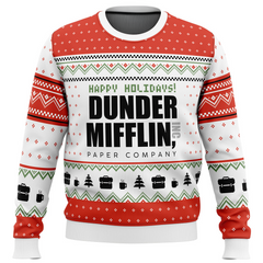 Dunder Mifflin The Office Ugly Christmas Sweater