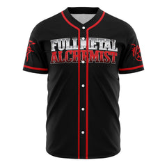 Elric Full Metal Alchemist Baseball Jersey