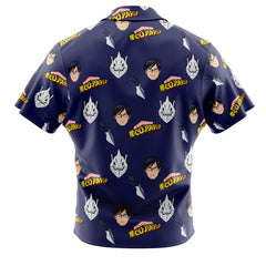 Engine Ida Tenya My Hero Academia Button Up Hawaiian Shirt