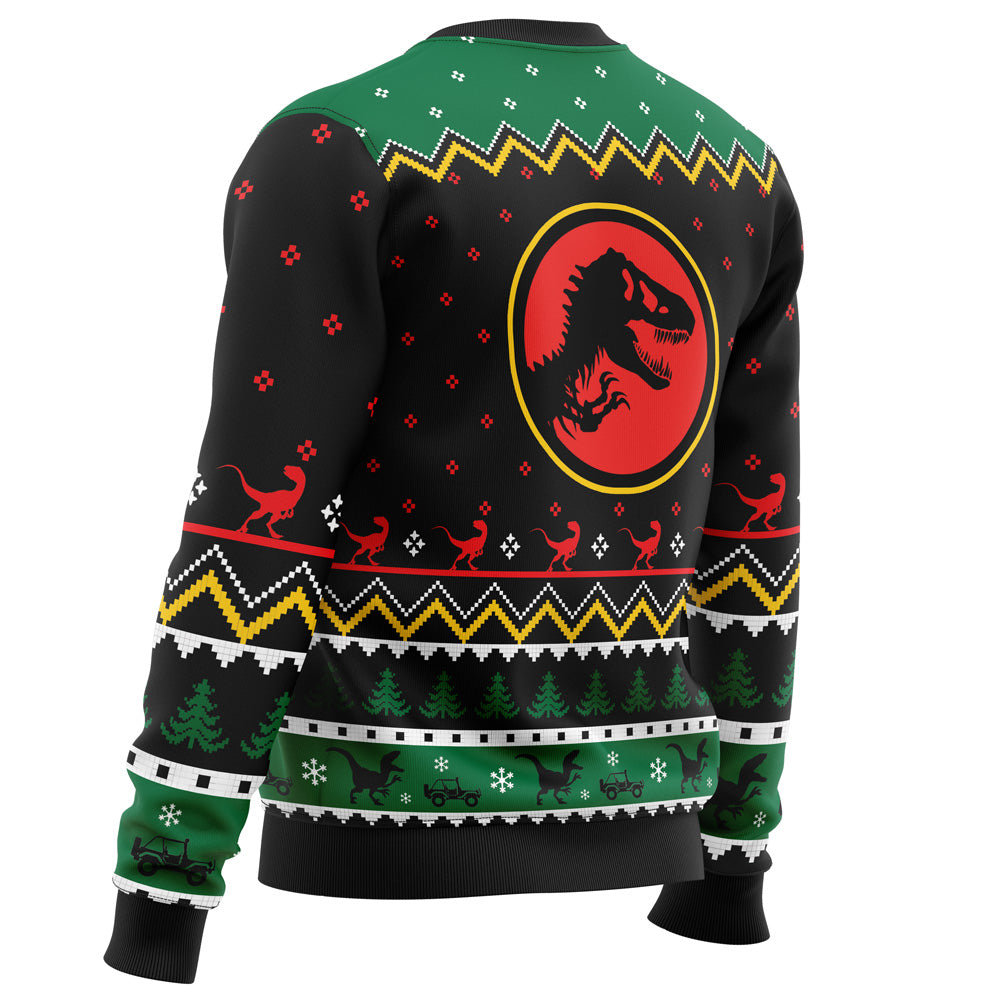 Ethics of Cloning Jurassic Park Ugly Christmas Sweater