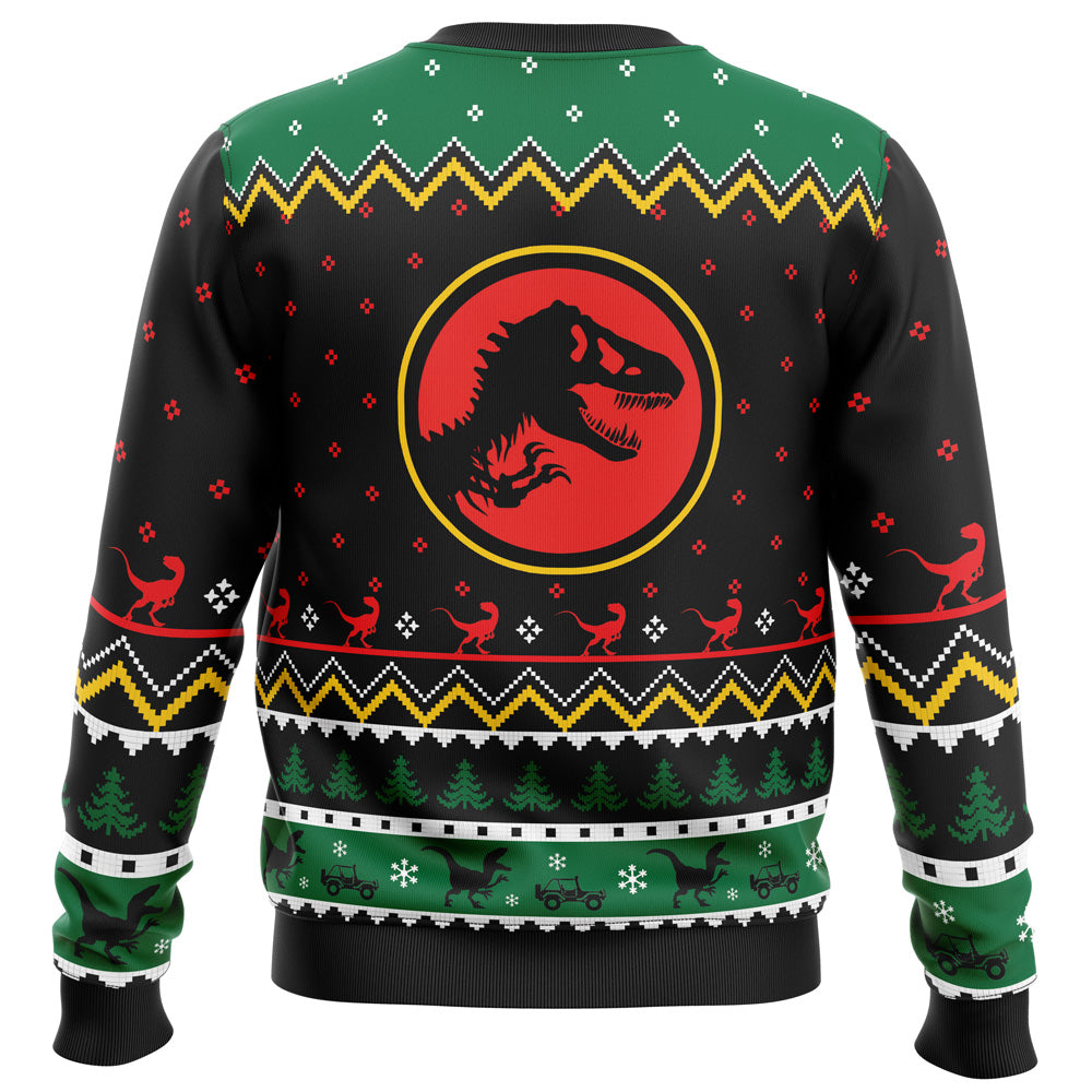 Ethics of Cloning Jurassic Park Ugly Christmas Sweater