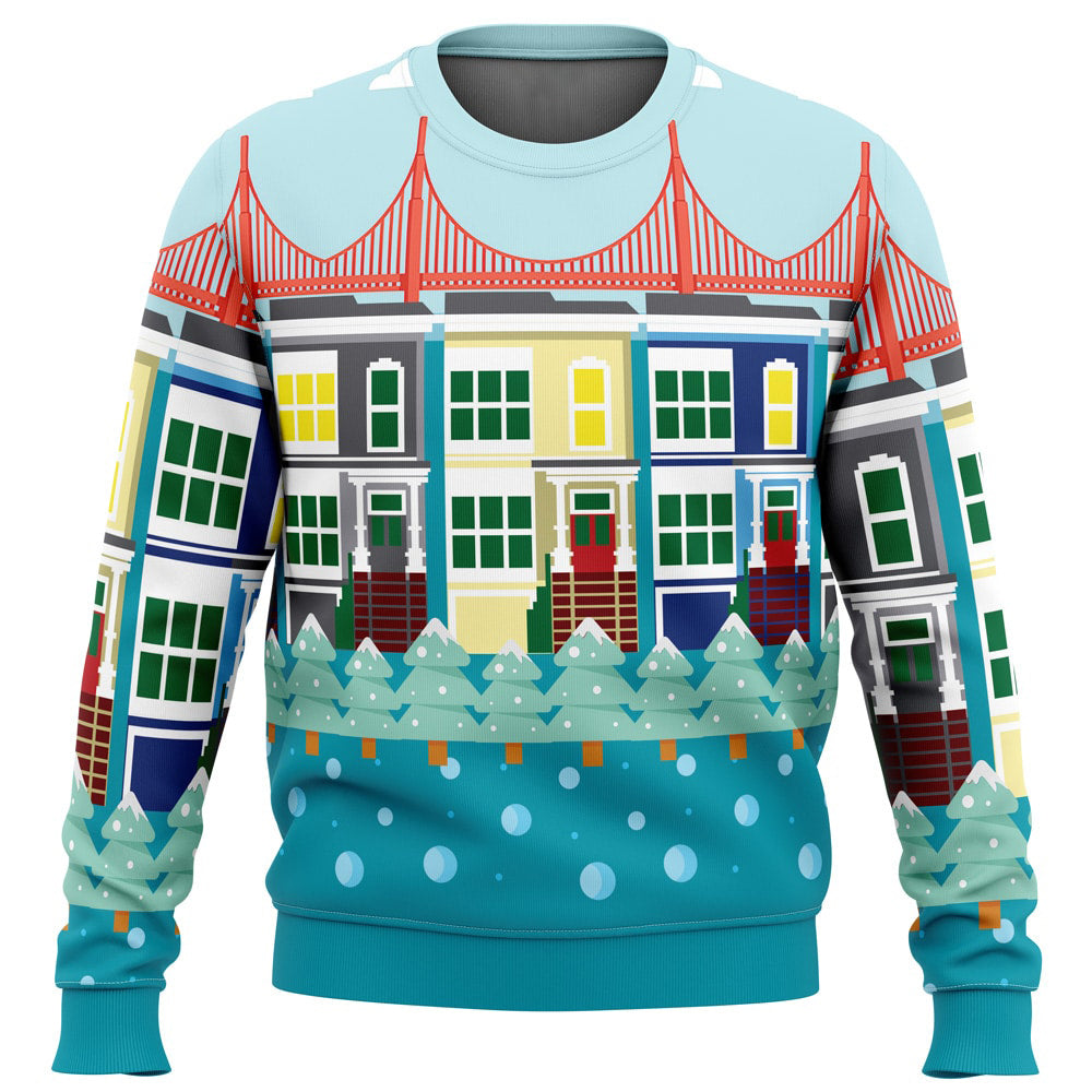 Everywhere Full House Ugly Christmas Sweater