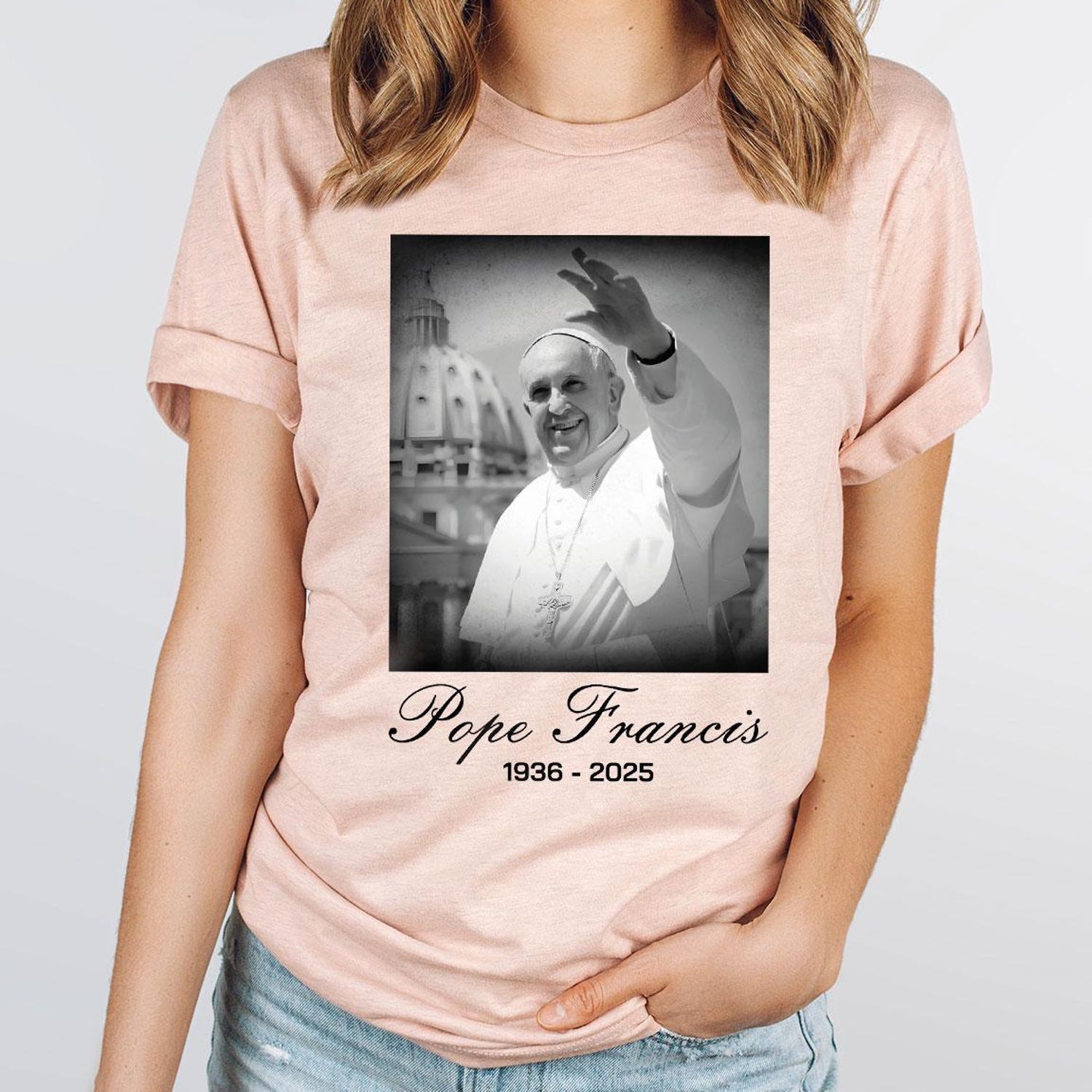 Pope Francis 1936�2025 Shirt, Remembrance Shirt, Rest in Peace Tees, RIP Pope Francis, Memorial Pope Francis Shirt, Vintage Pope Francis Tee