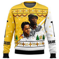 Red & Andy The Shawshank Redemption Ugly Christmas Sweater