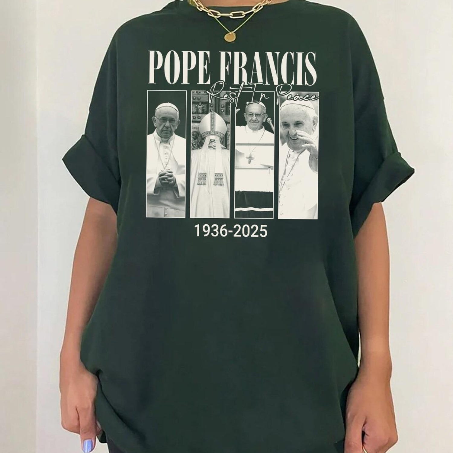 RIP Pope Francis Shirt,  Pope Francis Tshirt, Pope Francis Gift, Francis Clothing, RIP Pope Francis Tee, Vatican Catholic Tee,Religious Gift