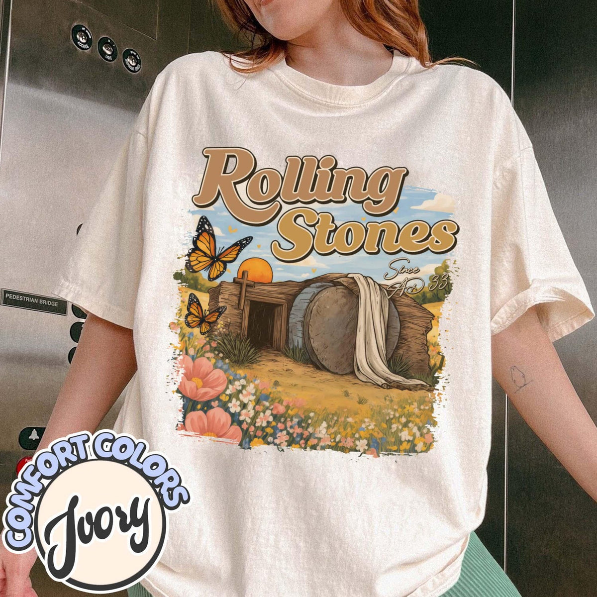 Rolling Stones Christian shirt, Vintage Rock Faith apparel, Christian Rock, Religious Music apparel