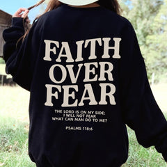 Faith Over Fear, Christian Shirt, Religious Shirt, Catholic apparel