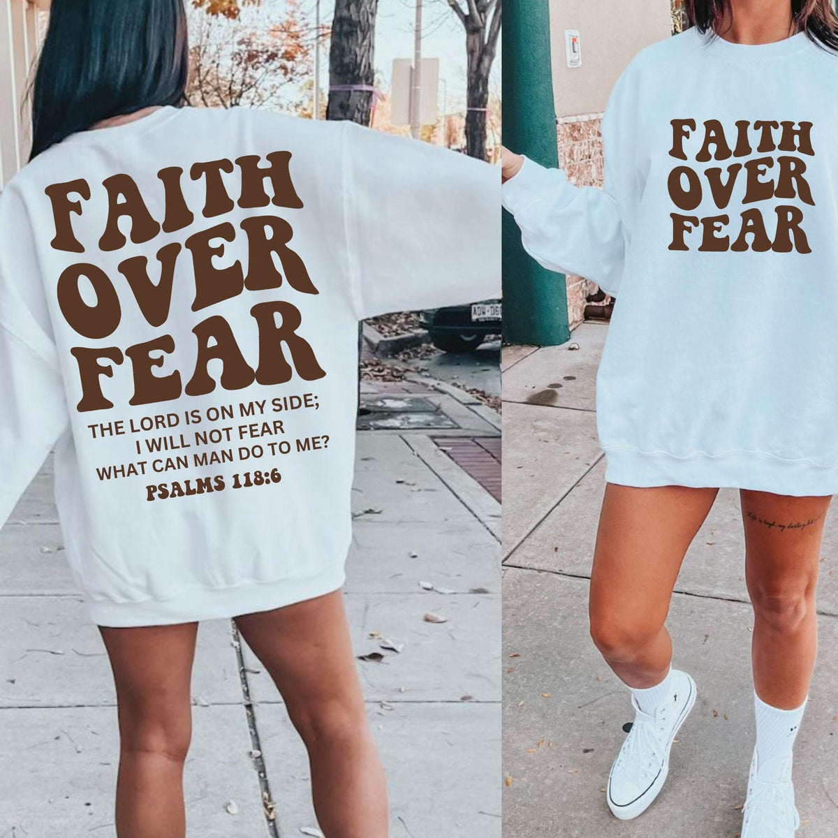 Faith Over Fear shirt, Christian Sweatshirt, Faith, Jesus Shirt, Religious shirt, Christian Gift