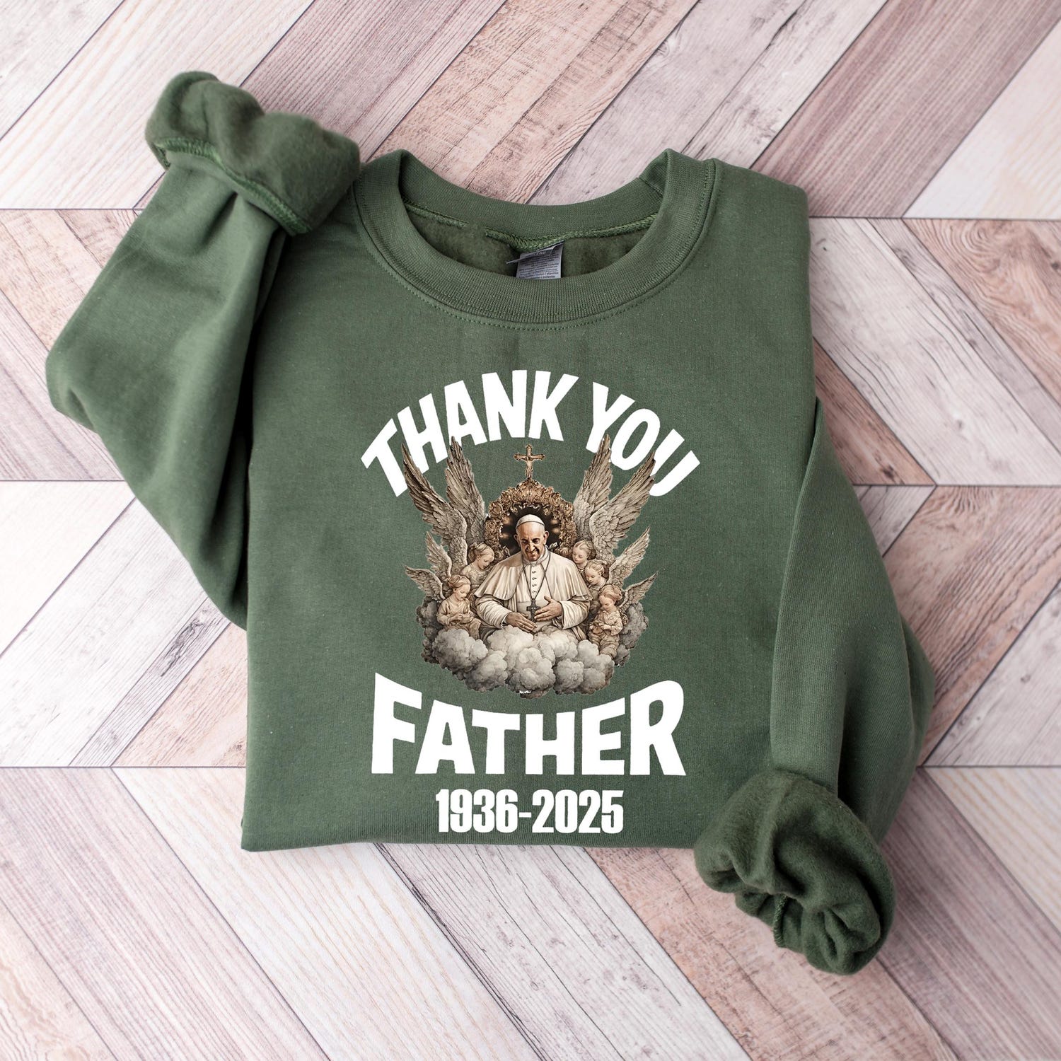 Pope Francis Shirt, Catholic Memorial T-Shirt, RIP Pope Francis Sweatshirt, Vatican Christian Sweater, In Memory Pope Tee