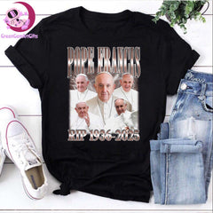 Pope Francis Bootleg Vintage Shirt, Rip Pope Francis Sweatshirt, Pope Francis Memorial T-Shirt, In Loving Memory Tee, RIP Pope Shirt