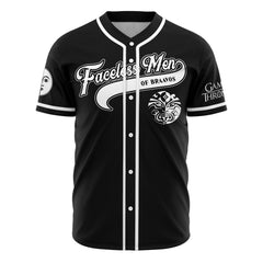 Faceless Men of Braavos Jaqen Game of Thrones Baseball Jersey