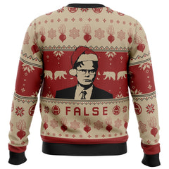 False The Office Ugly Christmas Sweater