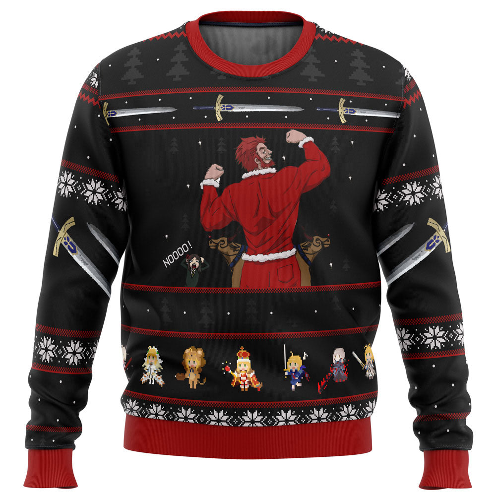 Fate Zero Iskandar Rider Waver Ugly Christmas Sweater