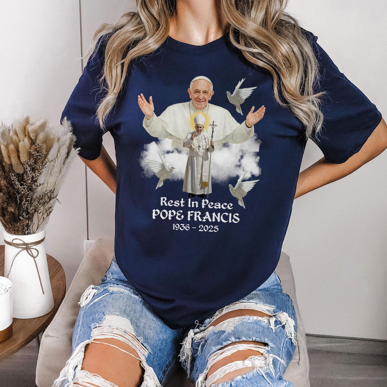Pope Francis 1936 2025 Shirt, Pope Francis Rip Shirt, Rest In Peace Pope Shirt, Pray for Pope Francis Shirt, Catholic Tribute Shirt