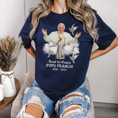 Pope Francis 1936 2025 Shirt, Pope Francis Rip Shirt, Rest In Peace Pope Shirt, Pray for Pope Francis Shirt, Catholic Tribute Shirt