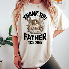 Pope Francis Shirt, Catholic Memorial T-Shirt, RIP Pope Francis Sweatshirt, Vatican Christian Sweater, In Memory Pope Tee