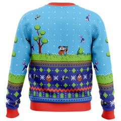 Festive Duck Hunt Ugly Christmas Sweater