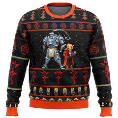 Fullmetal Alchemist Elrics Sprites Ugly Christmas Sweater