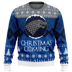 Game of Thrones Christmas is Coming Ugly Christmas Sweater