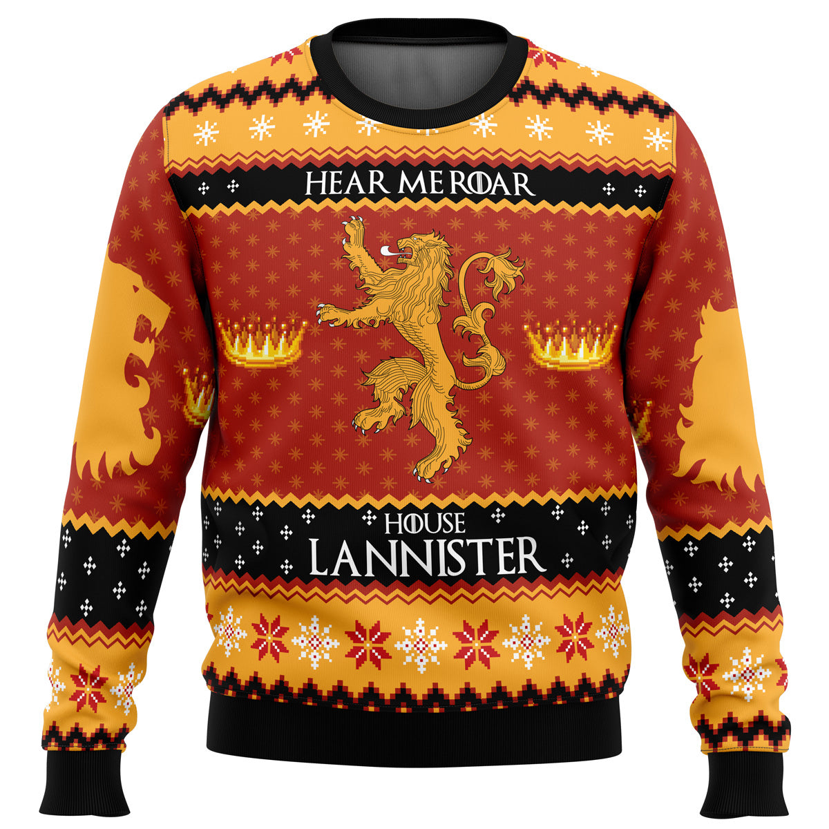 Game of Thrones House Lannister Ugly Christmas Sweater