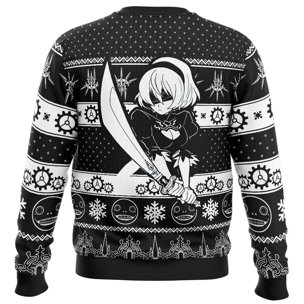 Game of Yorha Nier Automata Ugly Christmas Sweater