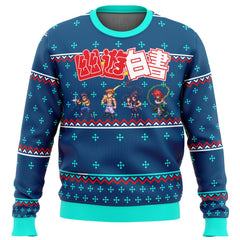 Ghost Fighter yuyu hakusho Ugly Christmas Sweater