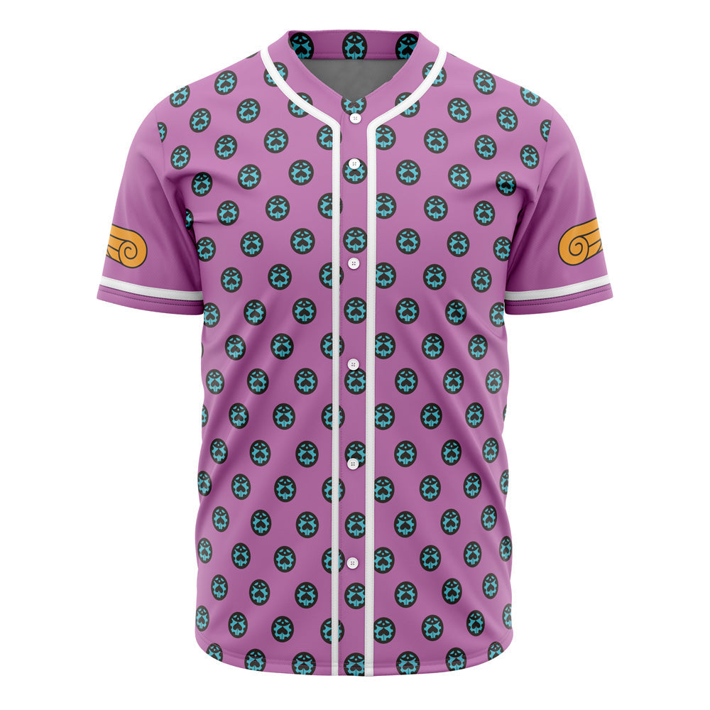 Giorno Giovanna Anime Jojo's Bizarre Adventure Baseball Jersey