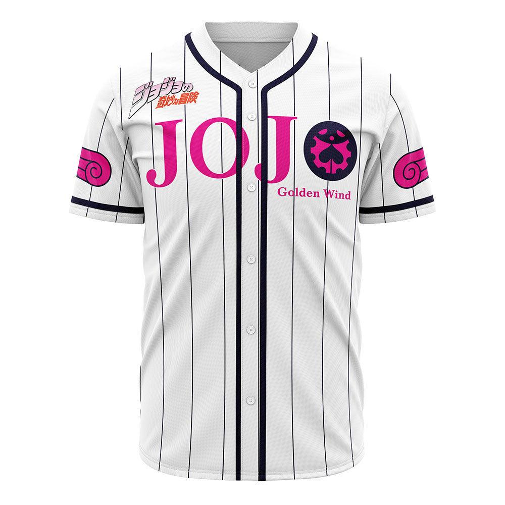 Giorno Giovanna Golden Wind Jojo's Bizarre Adventure Baseball Jersey