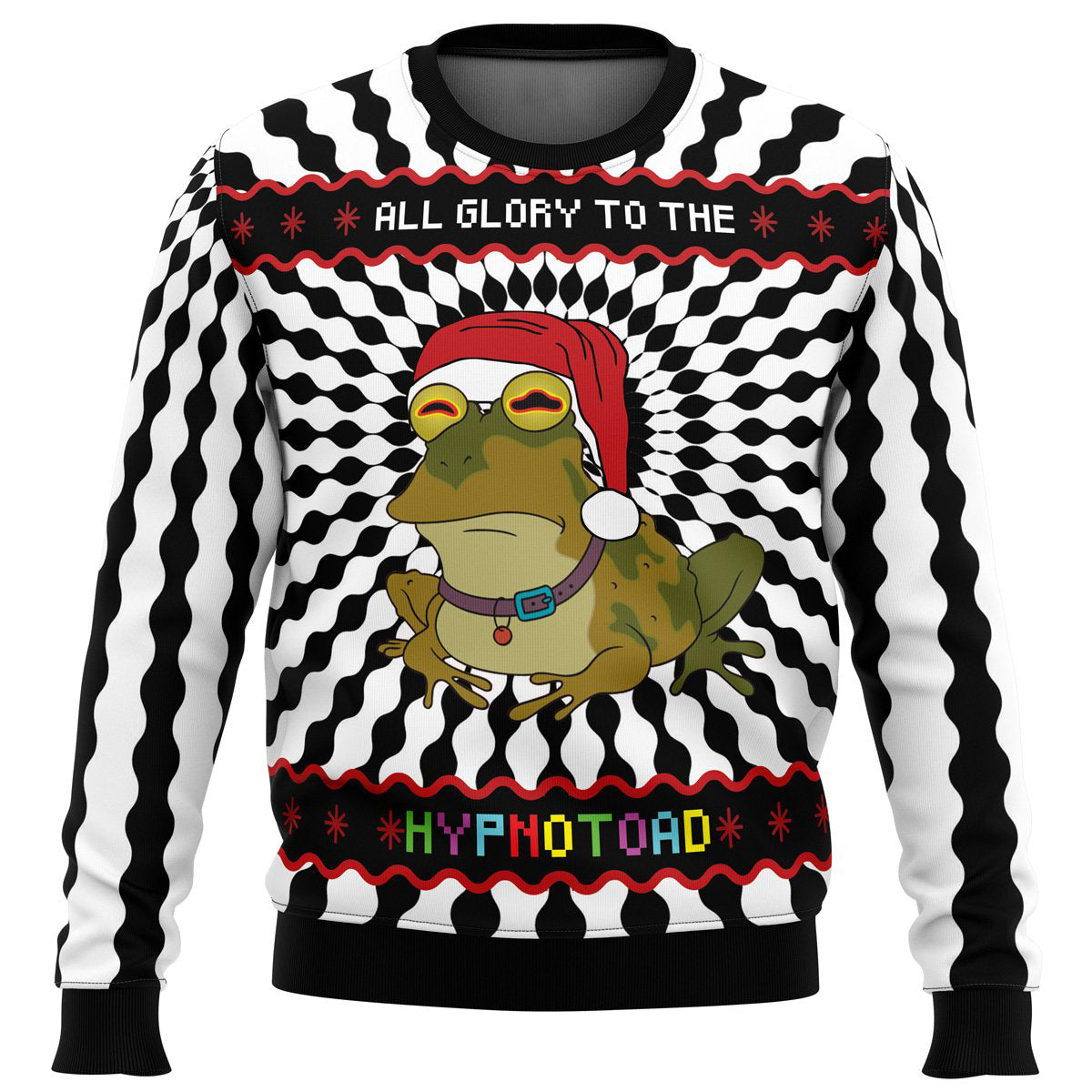 Glory To The Hypnotoad Ugly Christmas Sweater