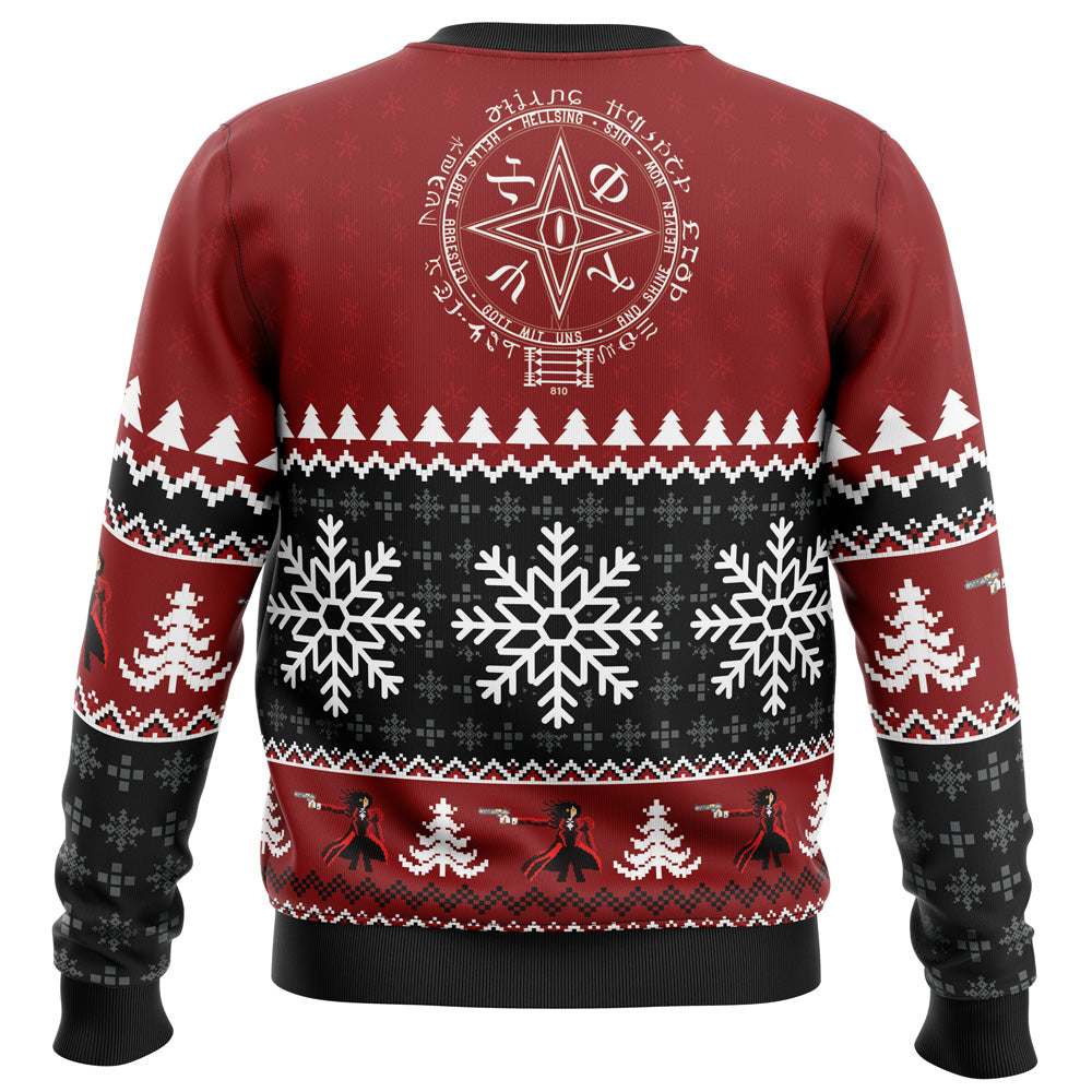 God With Us Hellsing Ugly Christmas Sweater