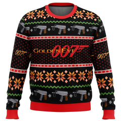 Golden Eye Ugly Christmas Sweater