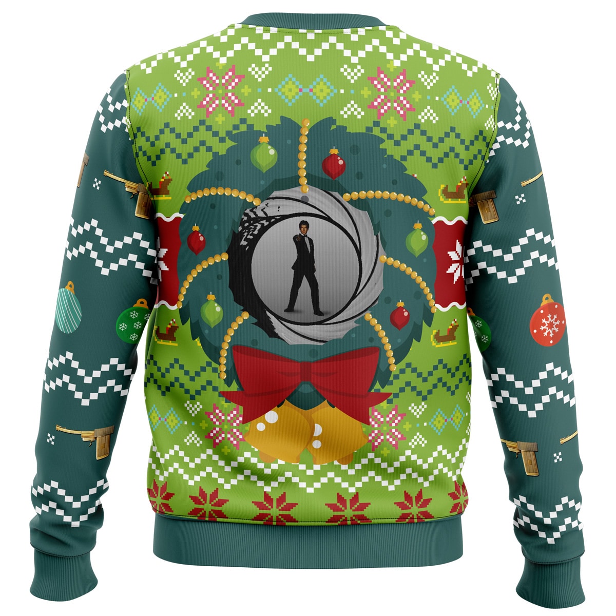 Golden Eye v2 Ugly Christmas Sweater