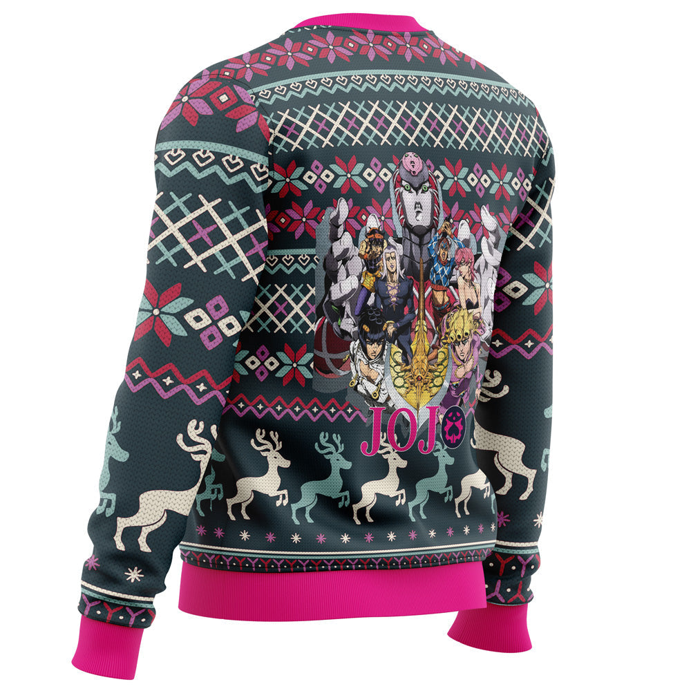 Golden Wind Jojo's Bizarre Adventure Ugly Christmas Sweater