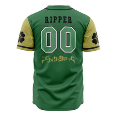 Green Mantises Black Clover Baseball Jersey