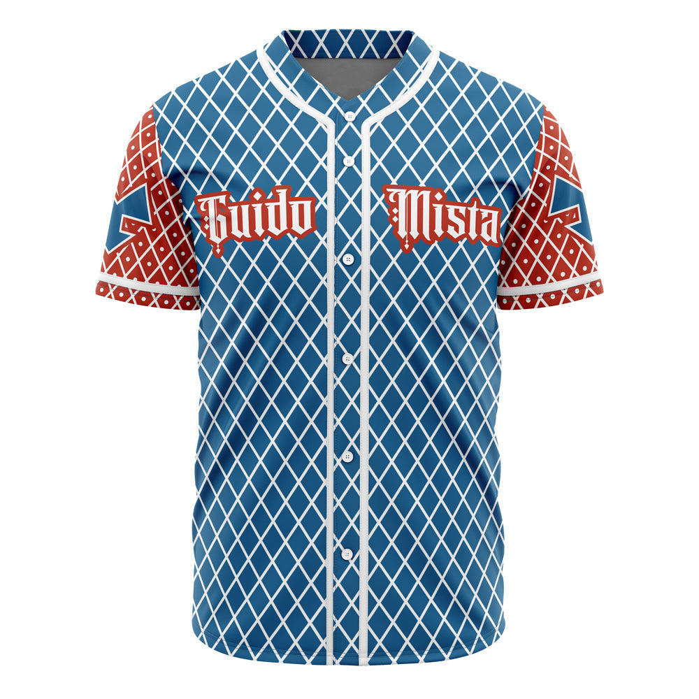 Guido Mista Jojo's Bizarre Adventure Baseball Jersey