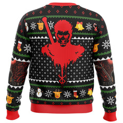 Guts Santa Claus Berzerk Ugly Christmas Sweater