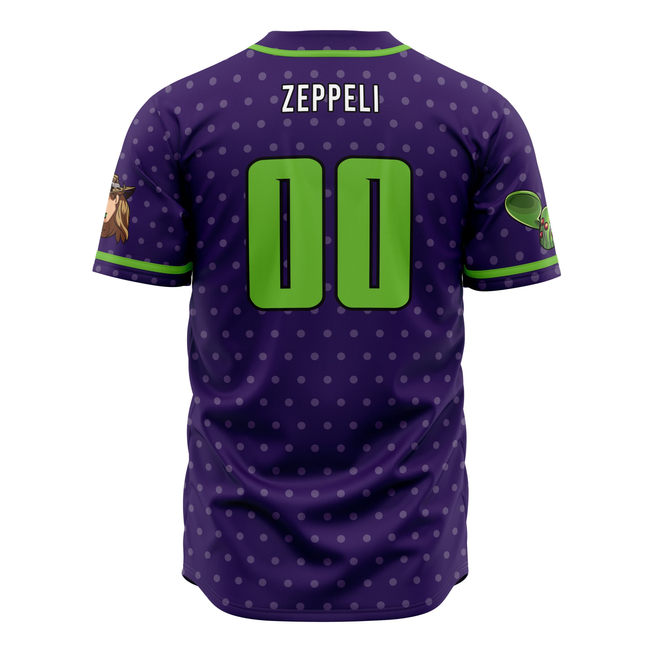 Gyro Zeppeli Ball Breaker Jojo's Bizarre Adventure Baseball Jersey