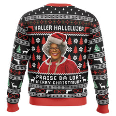 Haller Hallelujer Praise The Lort Merry Christmurr A Madea Christmas Ugly Christmas Sweater