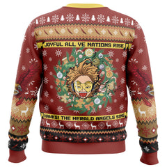 Hawks Singing Christmas Song My Hero Academia Ugly Christmas Sweater