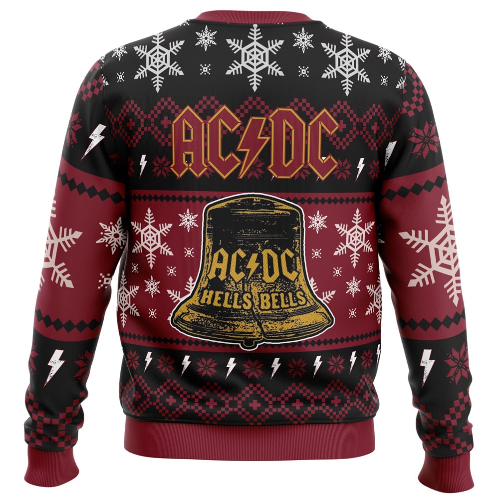 Hells Bells ACDC Ugly Christmas Sweater