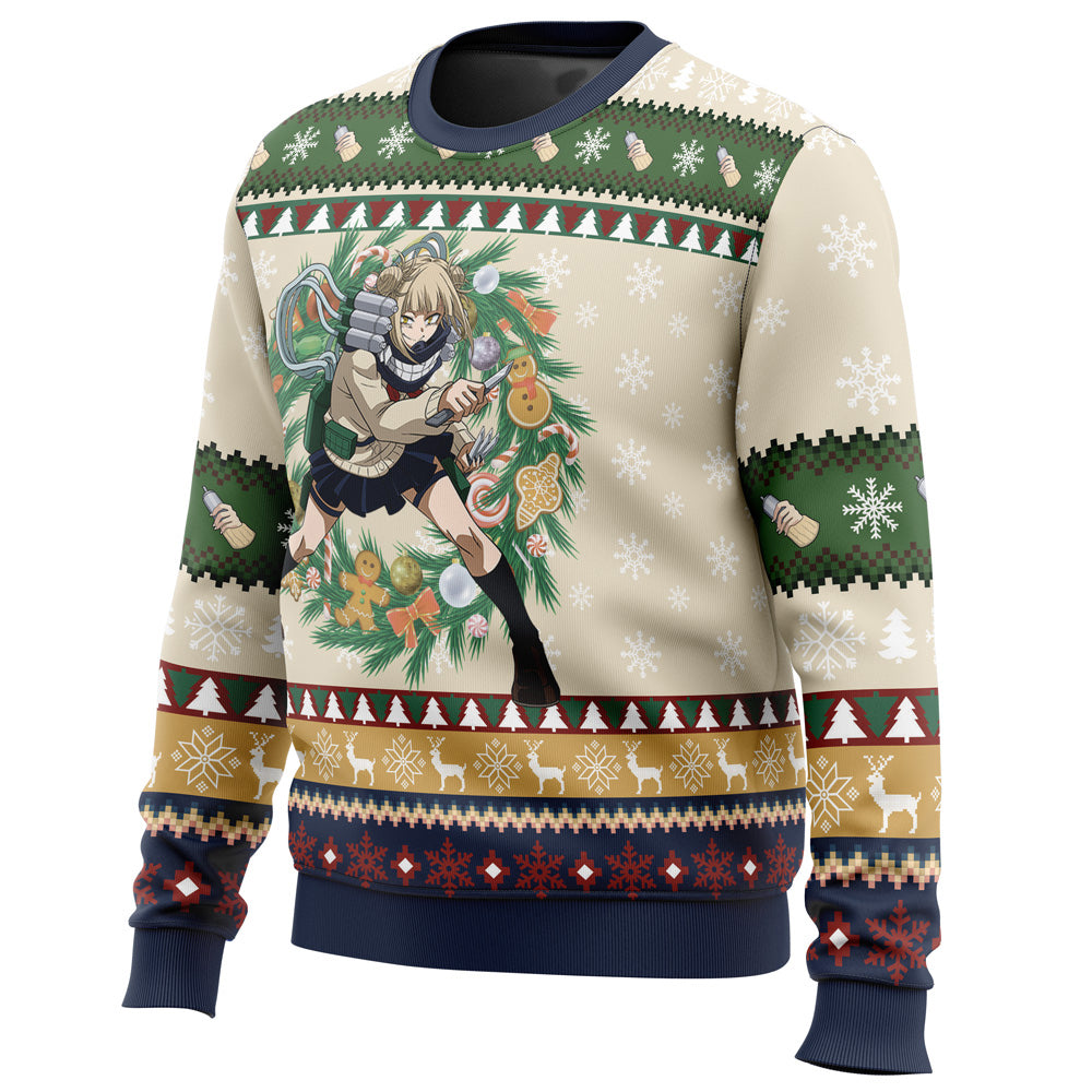 Himiko Toga Christmas My Hero Academia Ugly Christmas Sweater