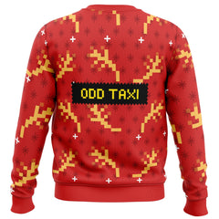 Hiroshi Odokawa Odd Taxi Ugly Christmas Sweater