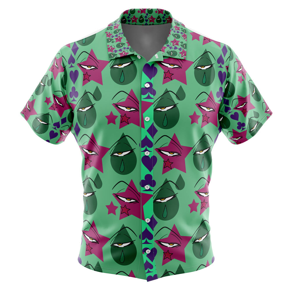 Hisoka Hunter X Hunter Button Up Hawaiian Shirt