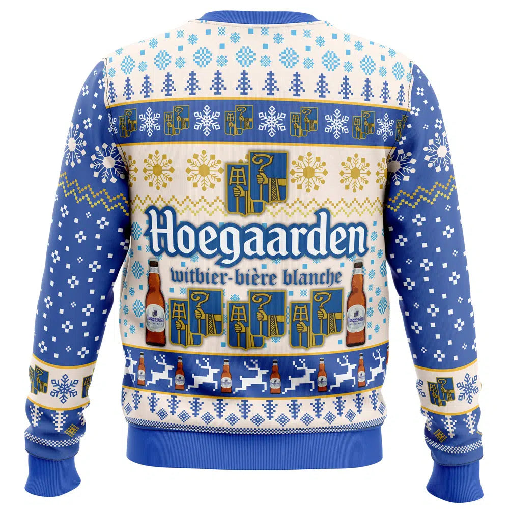 Hoegaarden Beer Ugly Christmas Sweater