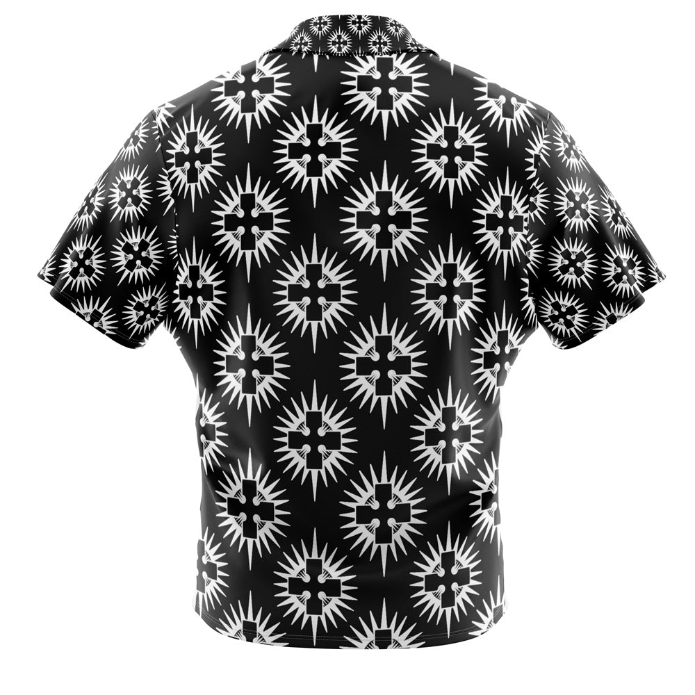 Holy Sol Temple Fire Force Button Up Hawaiian Shirt