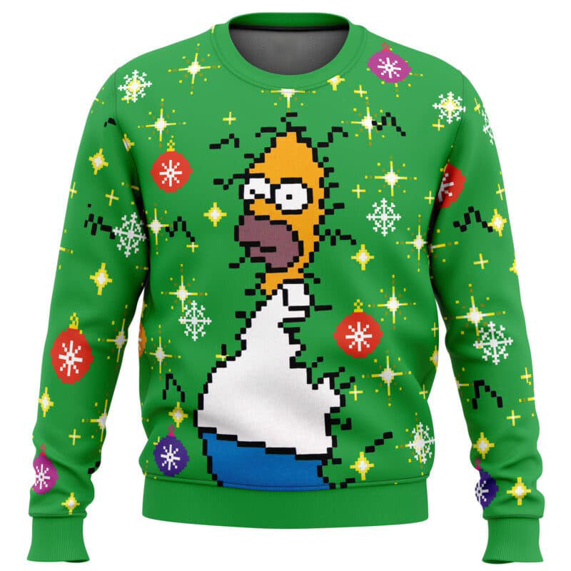 Homer Bush Meme The Simpsons Ugly Christmas Sweater