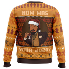 How Was Your 2020 Django Unchained Ugly Christmas Sweater