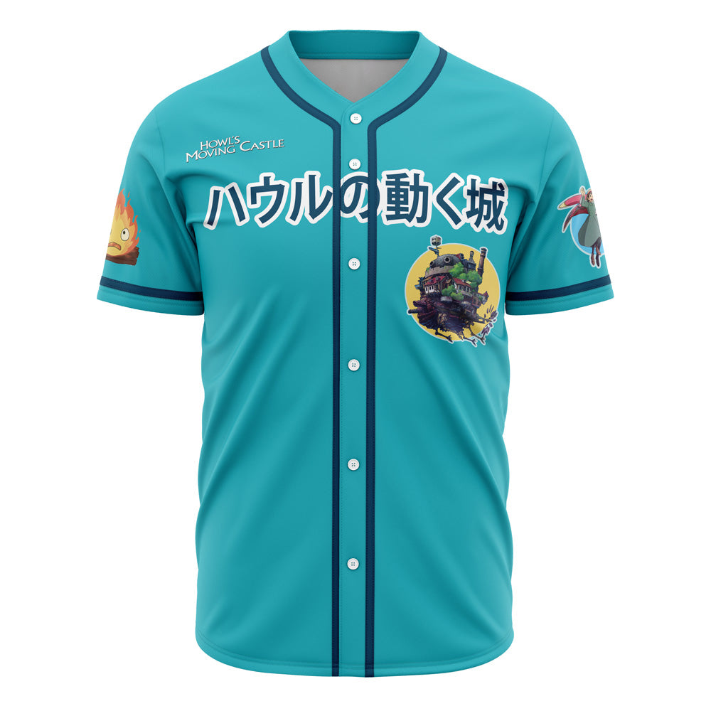 Howls Moving Castle Studio Ghibli Baseball Jersey