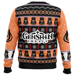 Hu Tao Genshin Impact Ugly Christmas Sweater